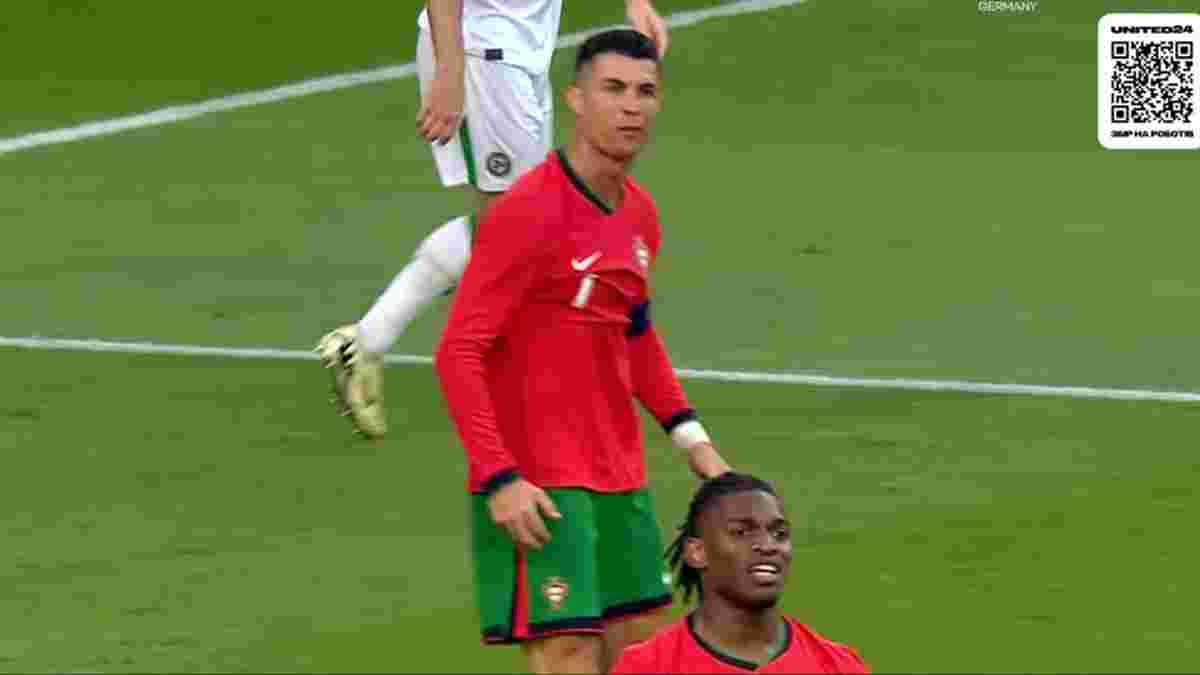 Подвійний рекорд Роналду у відеоогляді матчу Португалія – Ірландія – 3:0