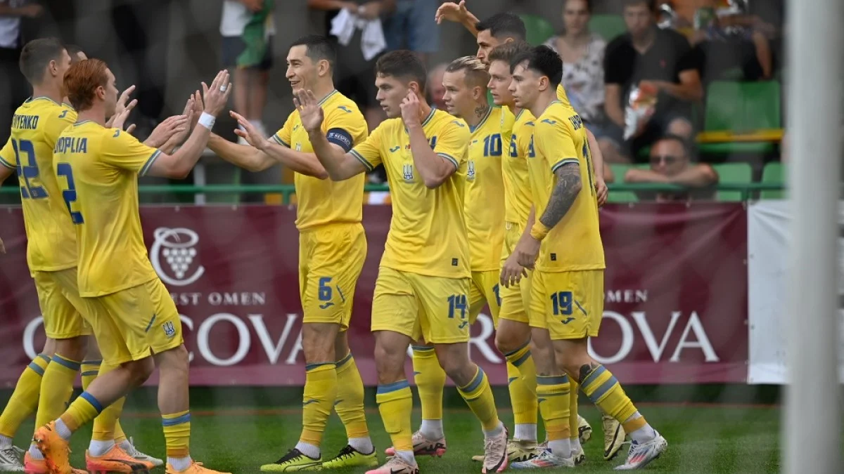 Гравці збірної України / фото: Дана Балашова