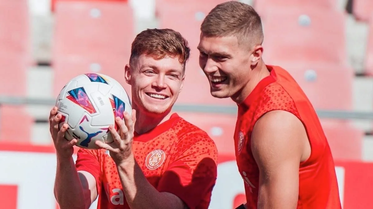 Цыганков и Довбик / фото: Жирона