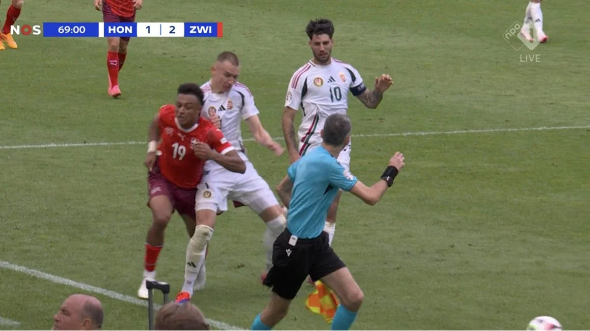 Угорщина – Швейцарія / скріншот з трансляції