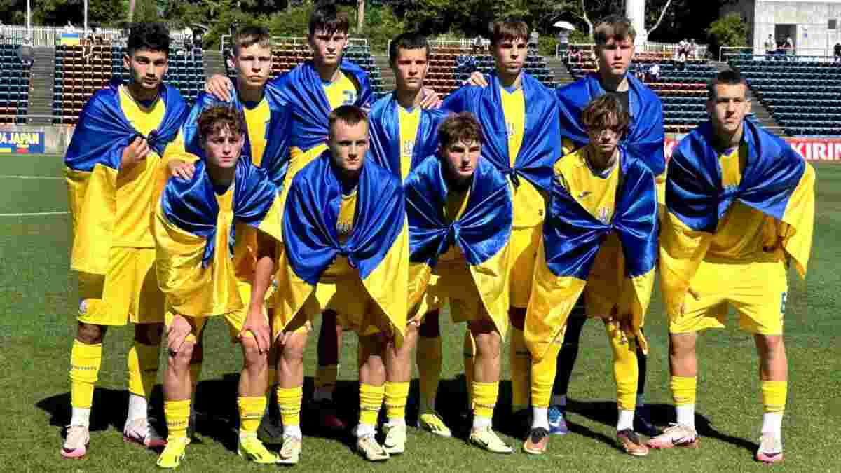 Юношеская сборная Украины стартовала с сокрушительного поражения от Японии на товарищеском турнире