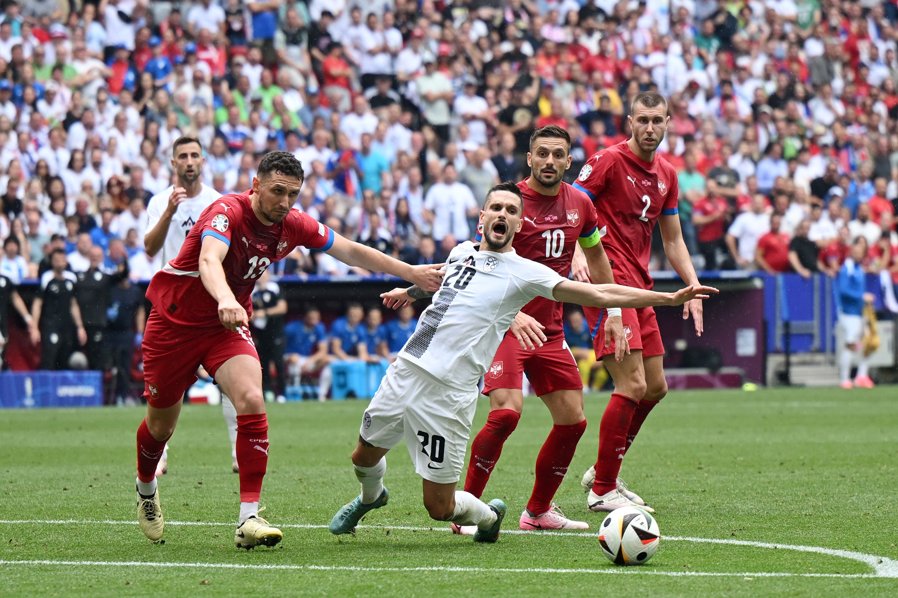 Словения – Сербия – 1:1 / фото: Shaun Botterill/Getty Images