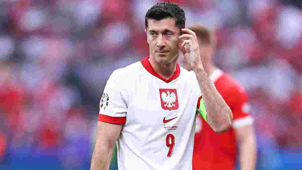 "Анекдотическое появление": Левандовски уничтожили после матча Польши и Австрии на Евро-2024
