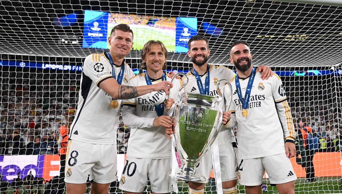 Кроос, Модрич, Начо, Карвахаль / фото: Michael Regan - UEFA/UEFA via Getty Images