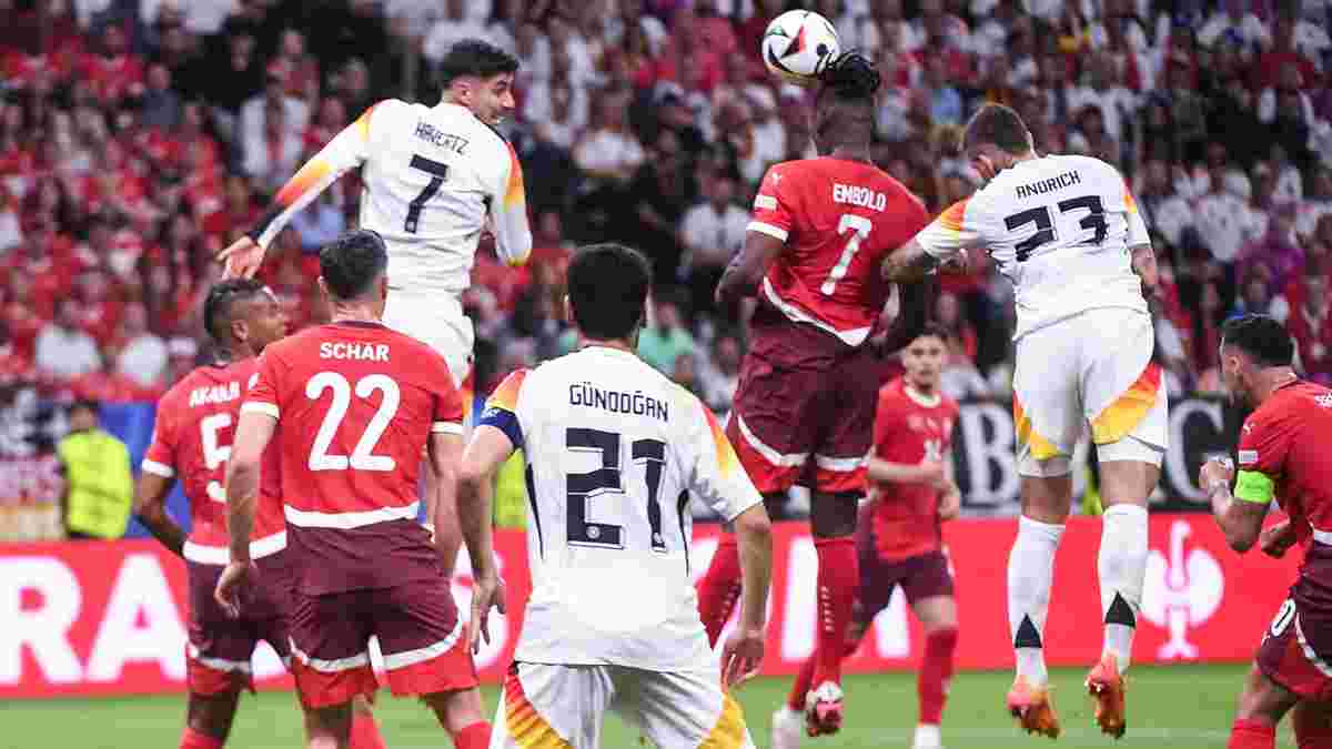 Швейцария – Германия –1:1 – видео голов и обзор матча Евро-2024