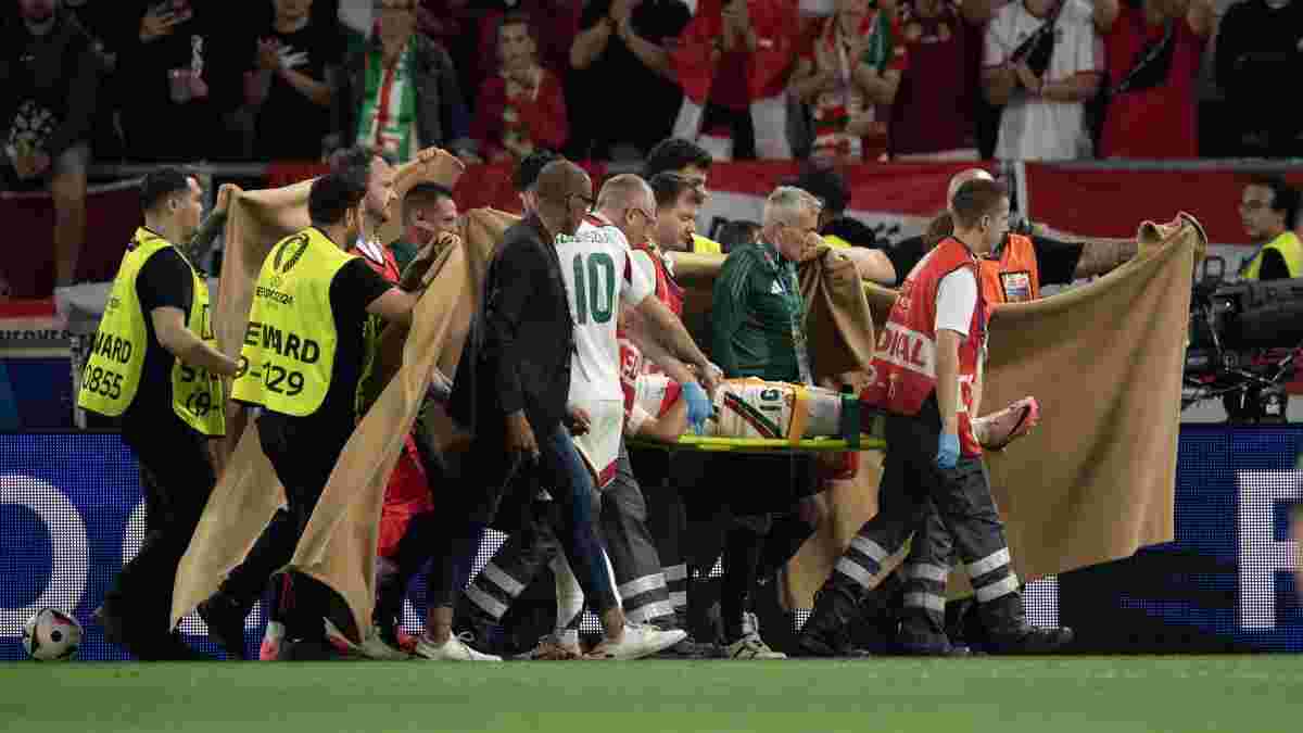 Нападающий сборной Венгрии находится в больнице в стабильном состоянии после жуткого инцидента на Евро-2024