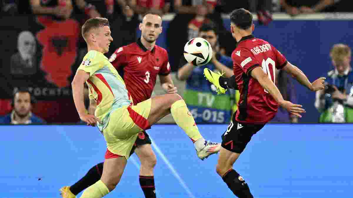Испания дублем обыграла Албанию под контролем украинца и идеально завершила групповой этап Евро-2024
