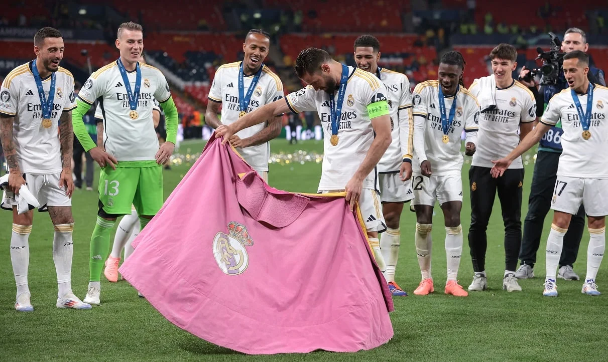 Начо и партнеры по Реалу / фото: Jonathan Moscrop/Getty Images