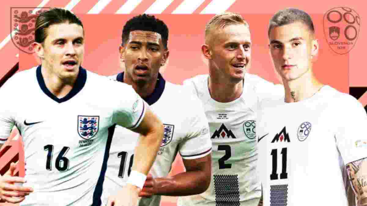 Англия – Словения: стартовые составы и онлайн-трансляция матча Евро-2024