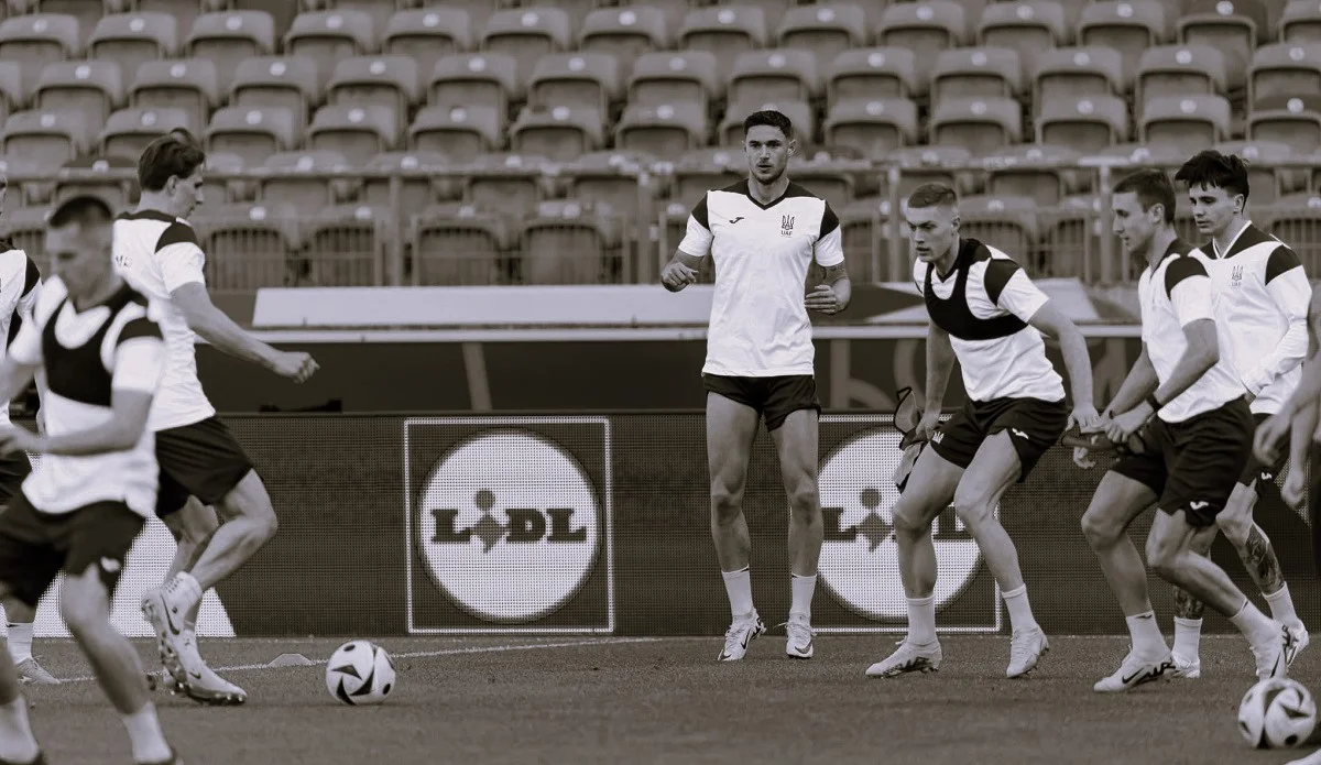 Збірна України на передматчевому тренуванні / Фото УАФ