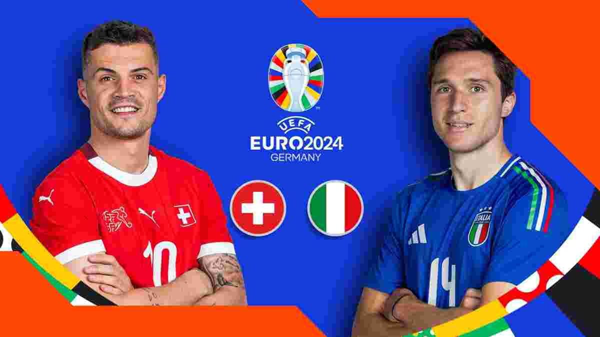 Швейцарія – Італія: анонс матчу 1/8 фіналу Євро-2024