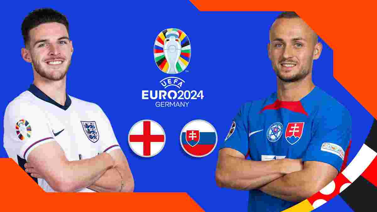Англія – Словаччина: анонс матчу 1/8 фіналу Євро-2024