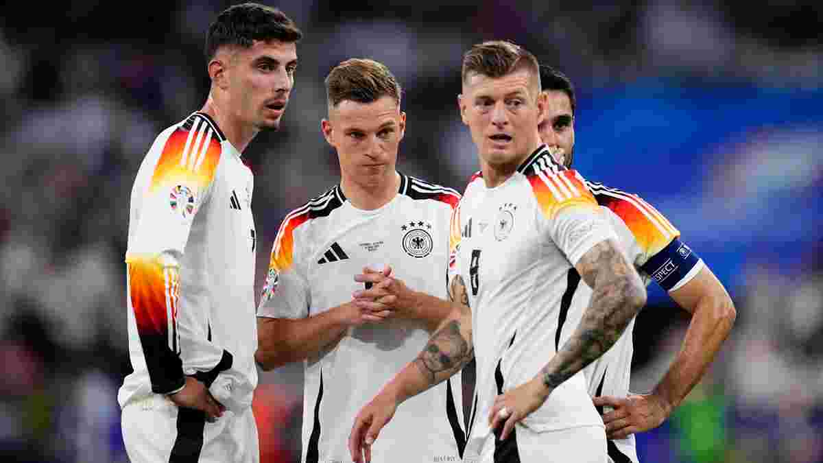 Гравці збірної Німеччини вже святкували можливий виліт Іспанії з Євро, але щось пішло не так