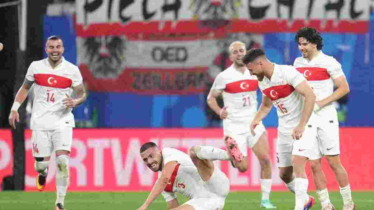 Дубль захисника-бомбардира у відеоогляді матчу Австрія – Туреччина – 1:2