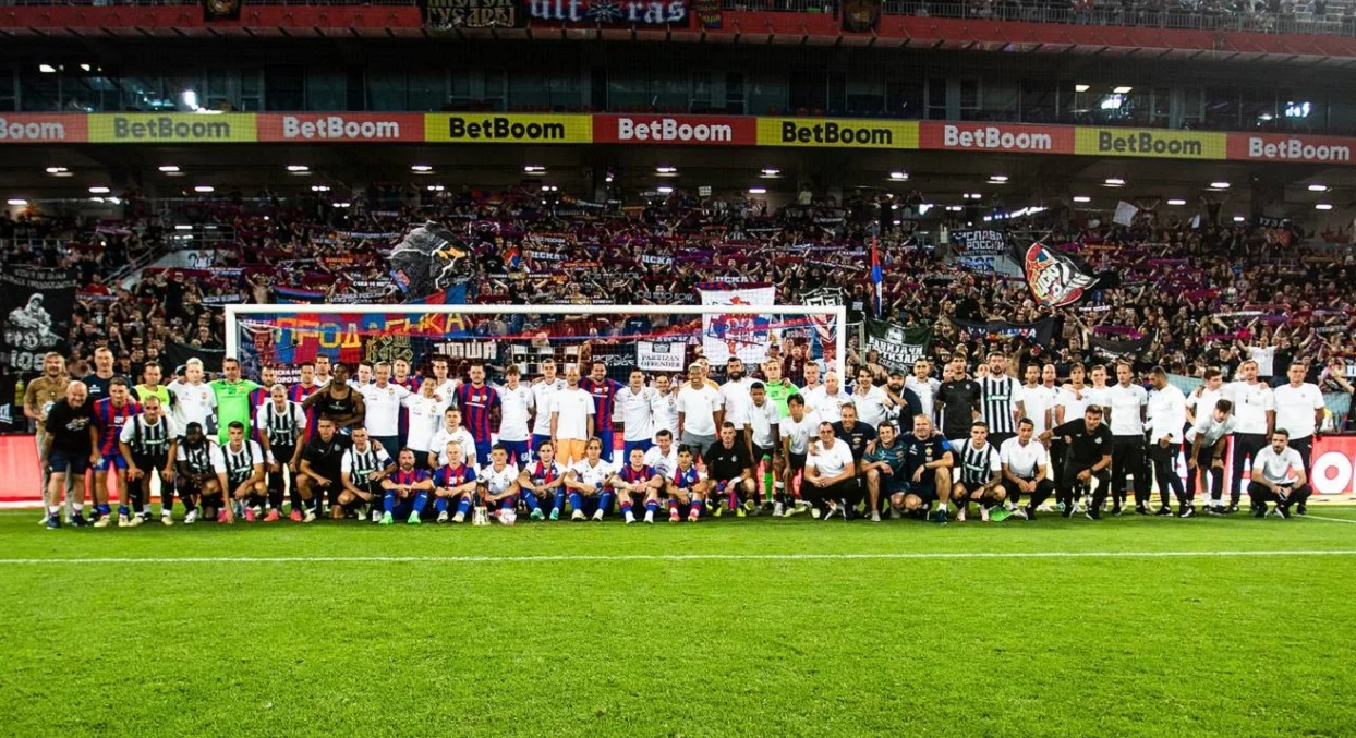 Партизан зі своїми московськими "братами" / Фото зі соцмереж