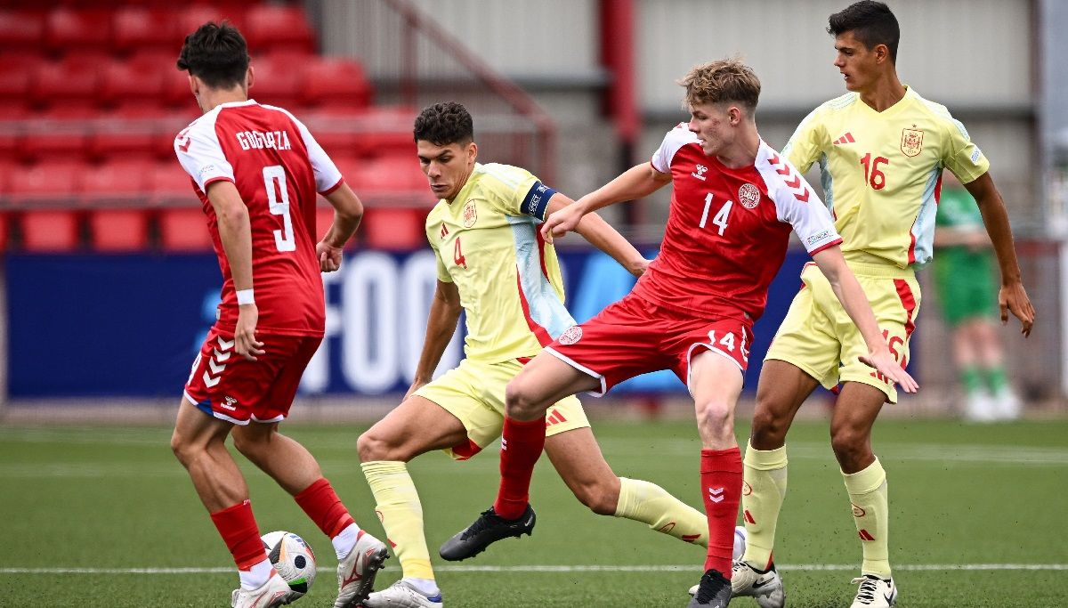 Дания U-19 – Испания U-19 – 1:2 / Selección Española Masculina de Fútbol