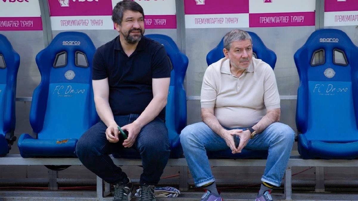 Керівництво СК Дніпро-1 – Андрій Русол і В'ячеслав Фрідман / СК Дніпро-1