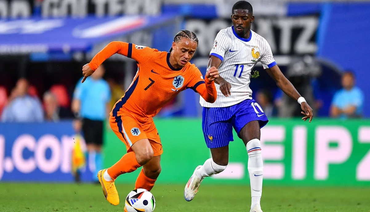 Хаві Сімонс та Усман Дембеле / фото: Getty images