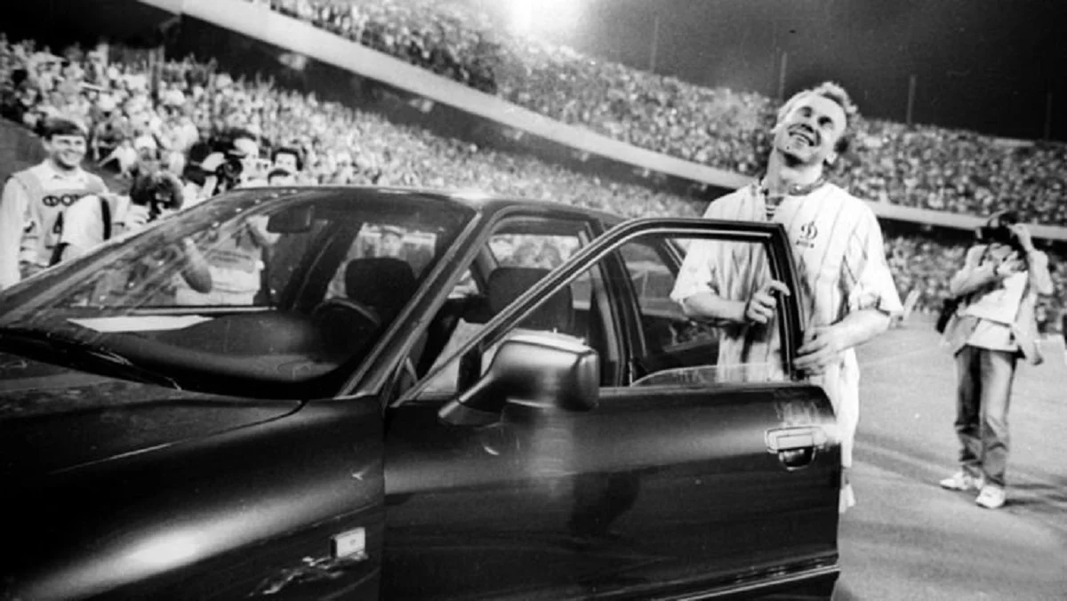 Виктор Леоненко и его Audi / Фото А. Федорова