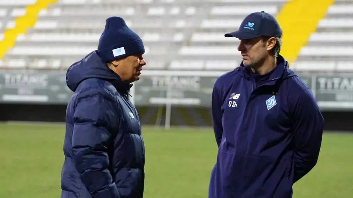 и Мирча Луческу и Александр Шовковский / фото: ФК Динамо