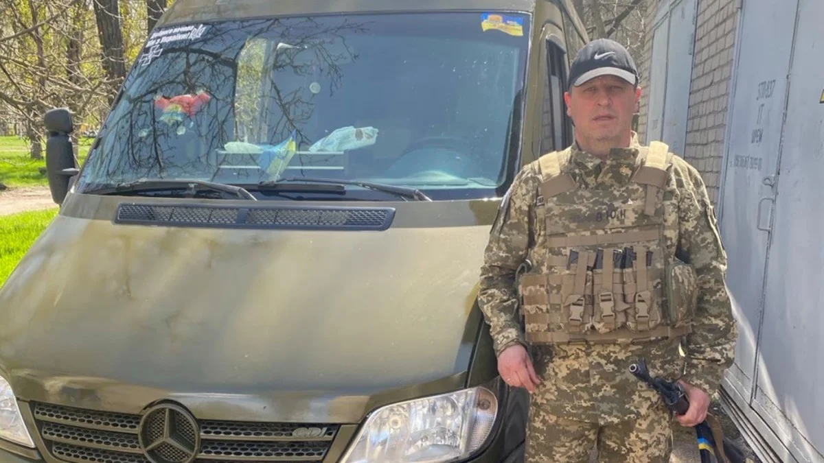 Юрий Вернидуб в рядах ВСУ / фото Юрия Вернидуба