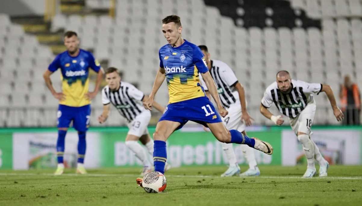 Игроки Динамо – Партизан / фото: ФК Динамо