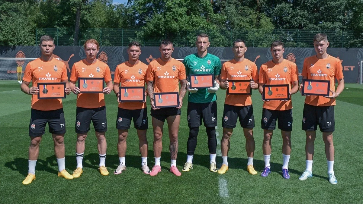 Игроки Шахтера / фото: ФК Шахтер