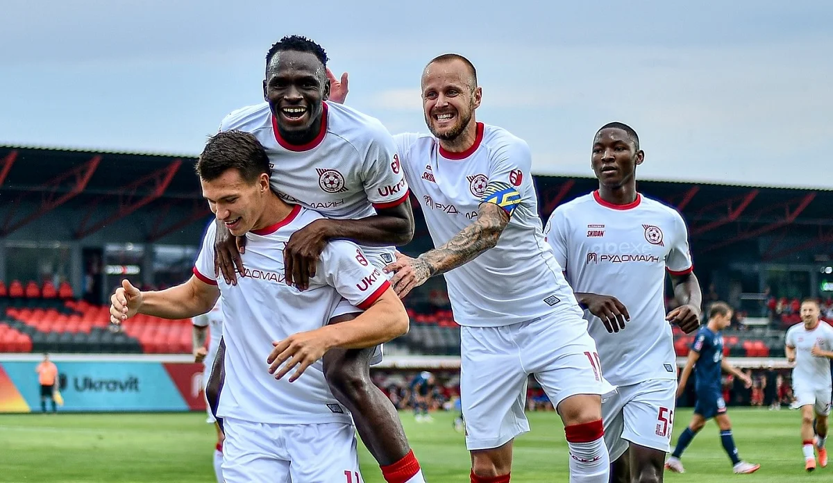 Твердохліб забив прем'єрний гол / Фото ФК Кривбас