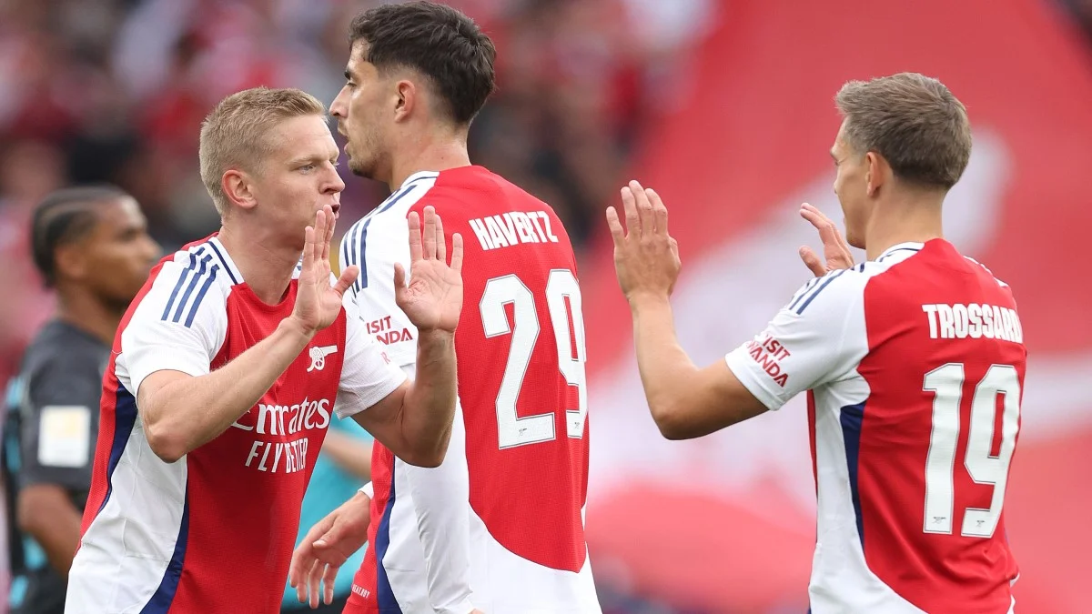 Зінченко святкує гол у ворота Байєра / Photo by Warren Little/Getty Images