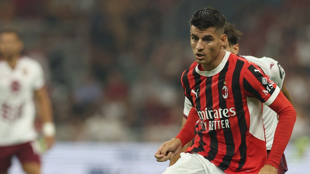Альваро Мората / Photo by Claudio Villa/AC Milan via Getty Images