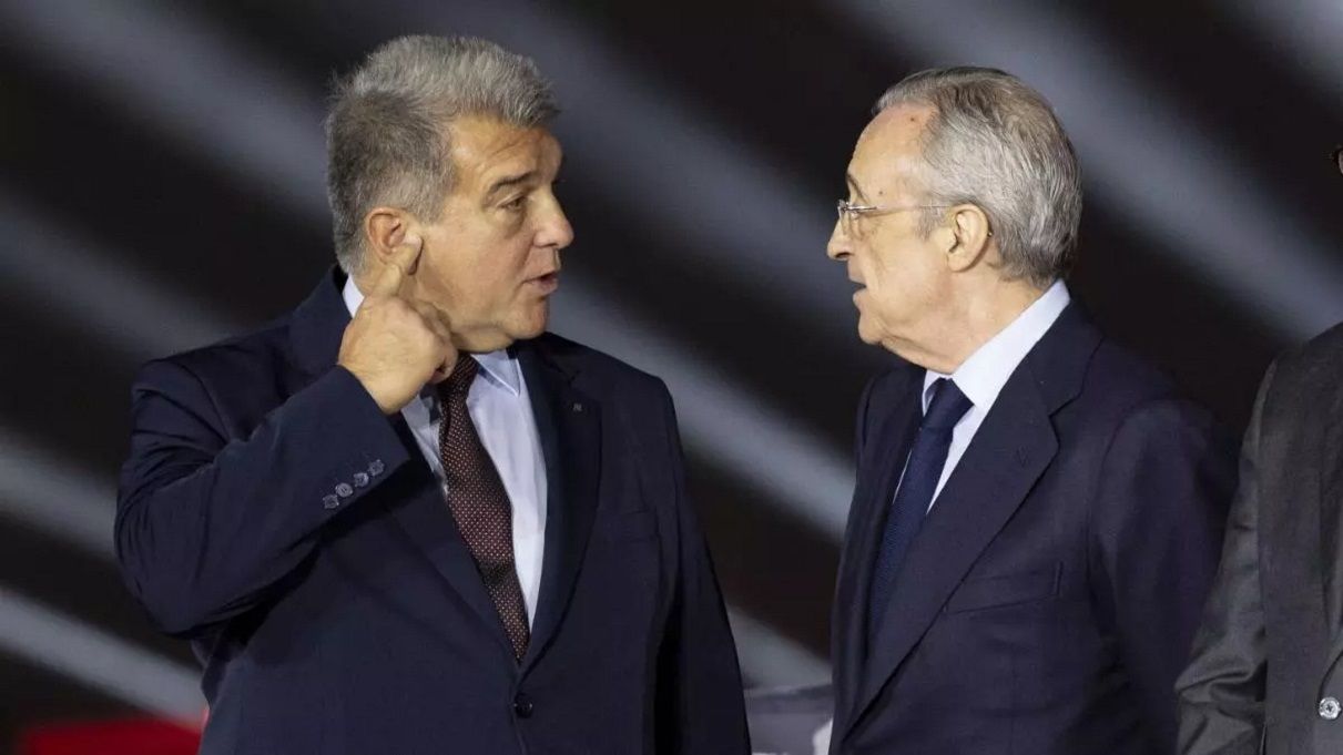 Лапорта и Перес / Фото JAVIER FERRÁNDIZ (Sport.es)