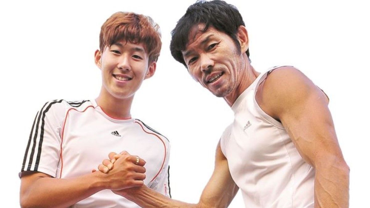 Хин Мін Сон з батьком / Korea Times