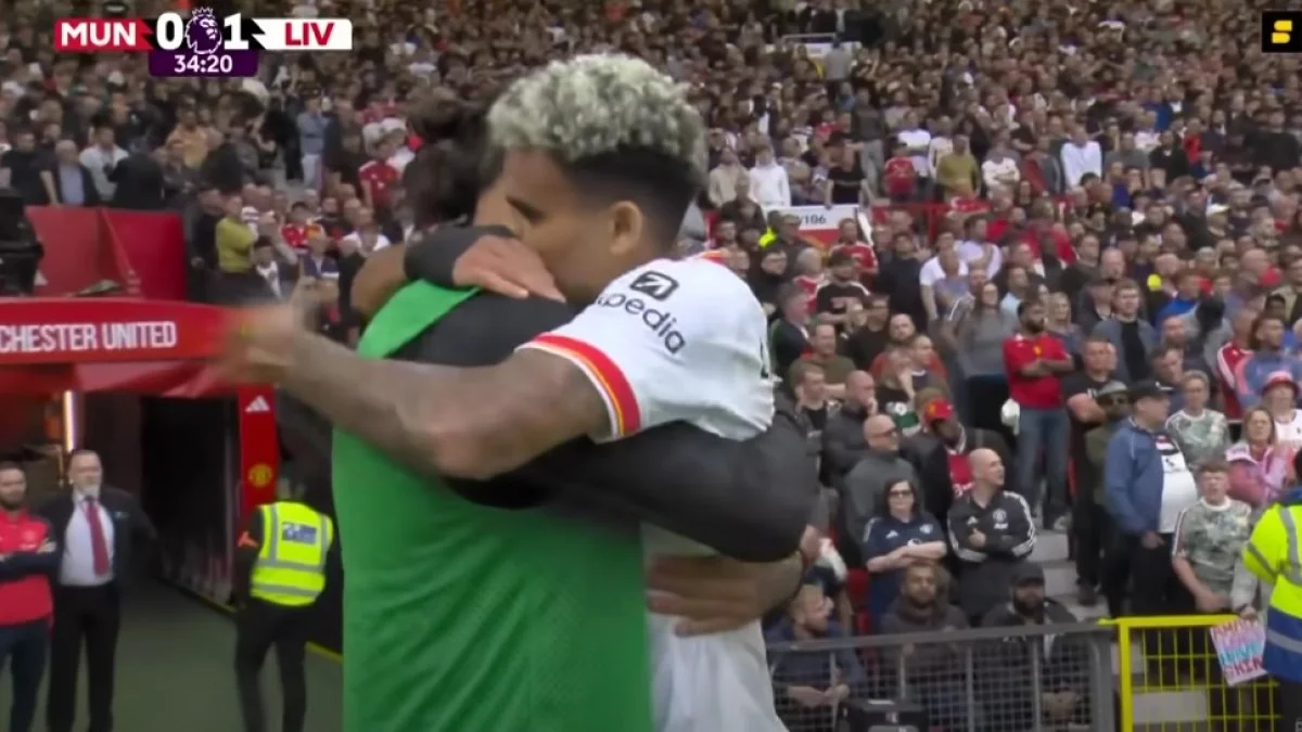 Дарвин Нуньес и Луис Диас / скриншот