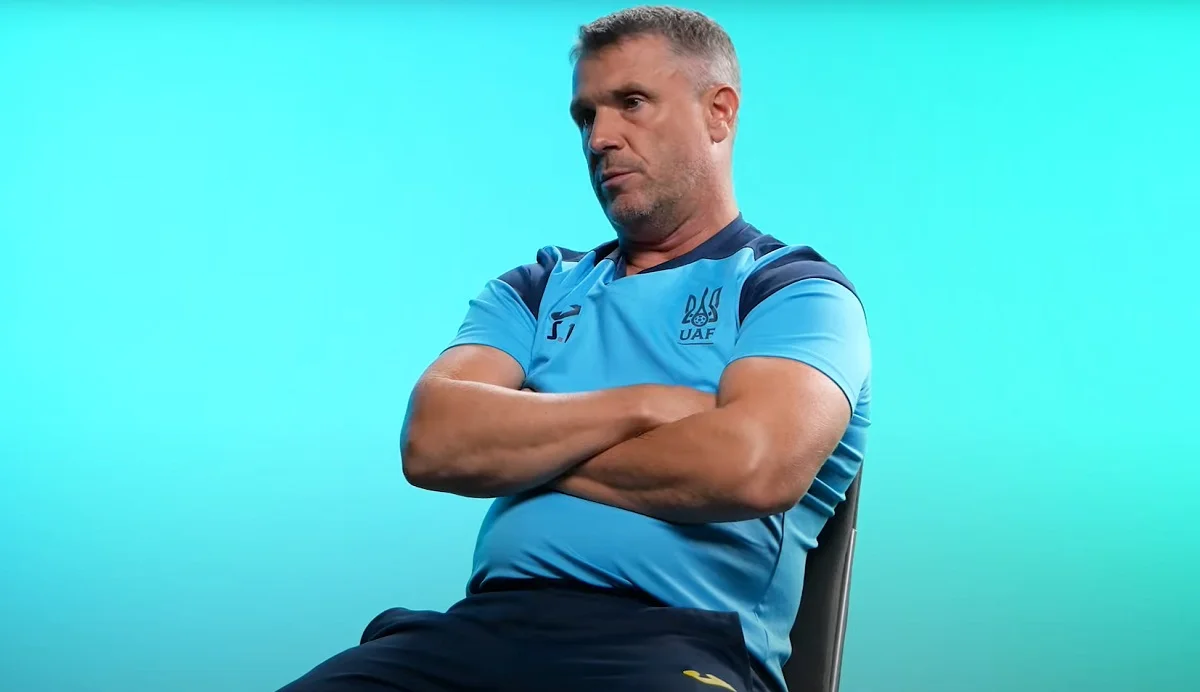 Сергій Ребров / Стоп-кадр з інтерв'ю