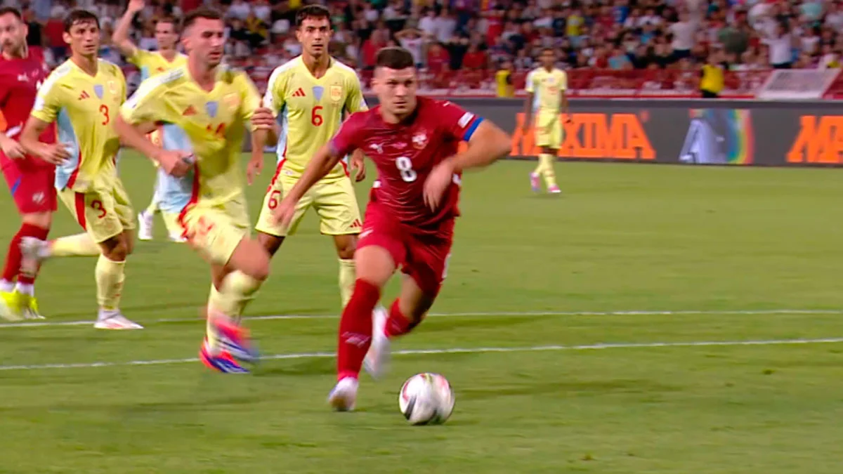 Сербія – Іспанія – 0:0 / скріншот з трансляції MEGOGO