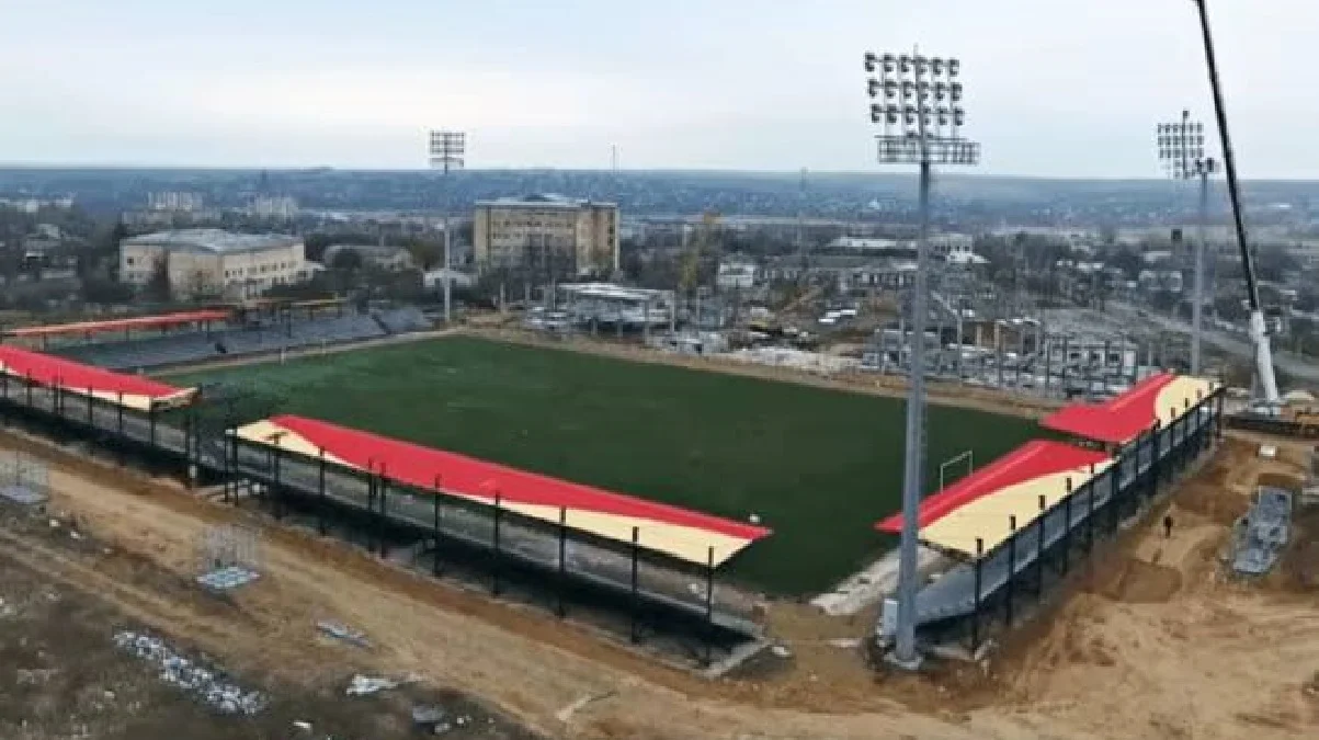 Новий стадіон Інгульця / Фото з соцмереж