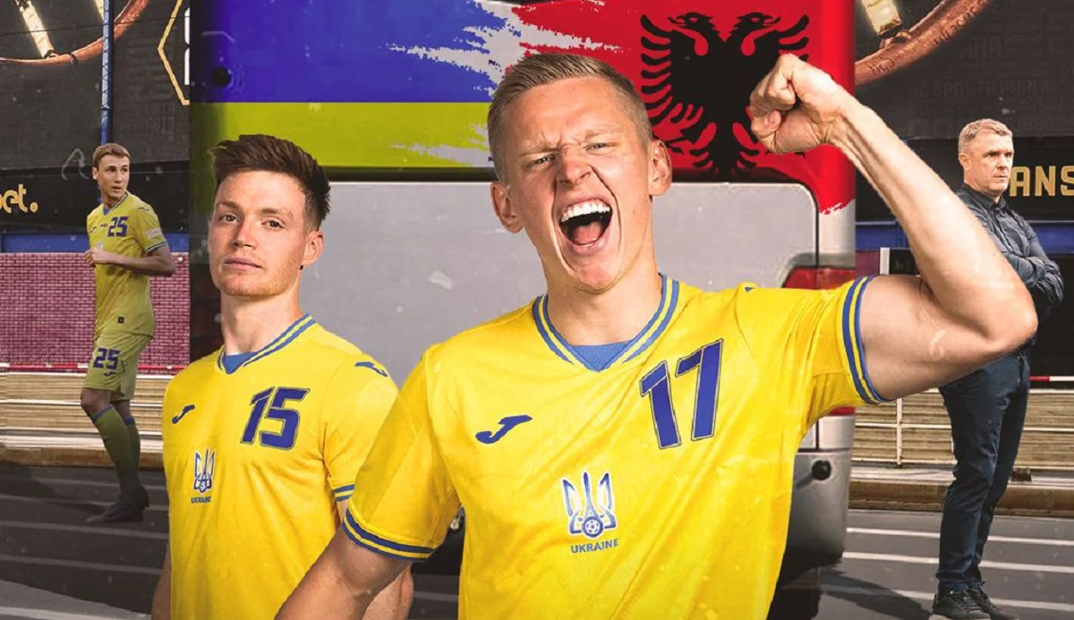 Украина – Албания / Фотоколлаж из открытых источников