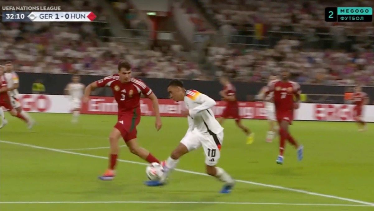 Германия – Венгрия – 5:0 / Скрин