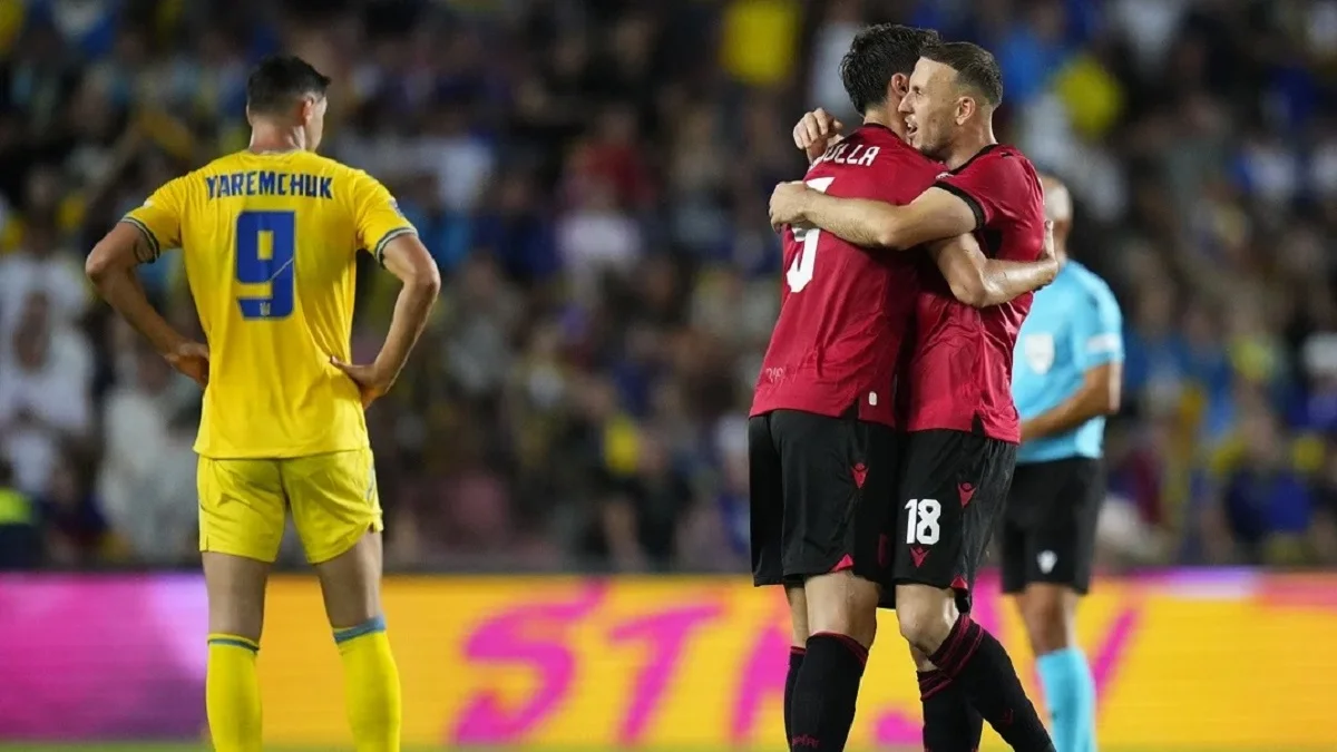 Украина – Албания – 1:2 / AP Photo / Petr David Josek