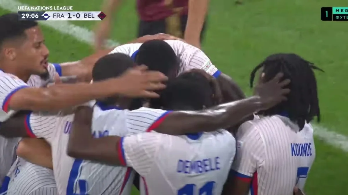 Радость игроков сборной Франции / скриншот