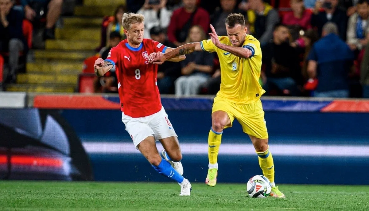 Чехия – Украина / фото: Виталий Клюев, УАФ