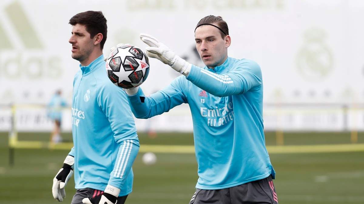 Тібо Куртуа і Андрій Лунін / Antonio Villalba/Real Madrid via Getty Image