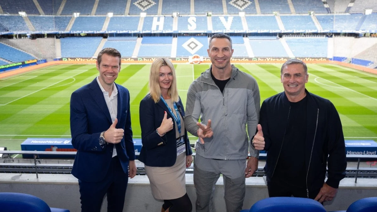 Владимир Кличко / фото: пресс-служба ФК Гамбург