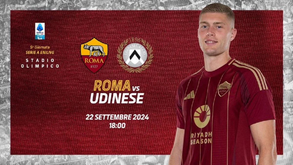 Рома – Удінезе: стартові склади та онлайн-трансляція матчу Серії А 22 09 2024
