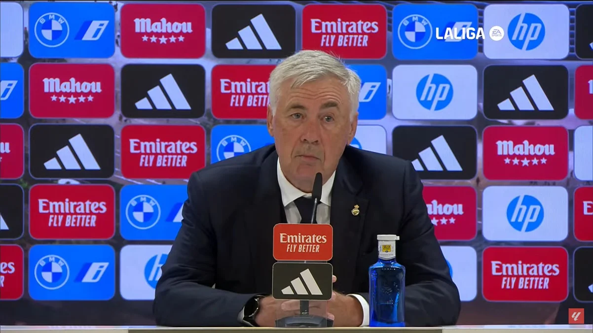Карло Анчелотти / скриншот из видео пресс-конференции Marca