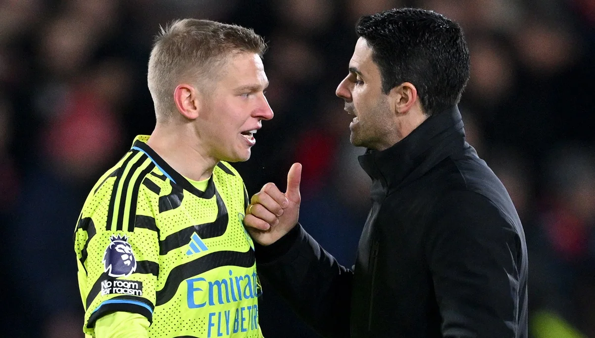 Зинченко и Артета / Getty images