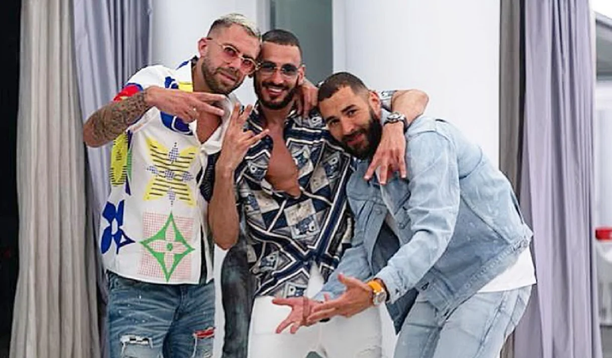 Менез (слева) в компании Бензема / Фото из соцсетей