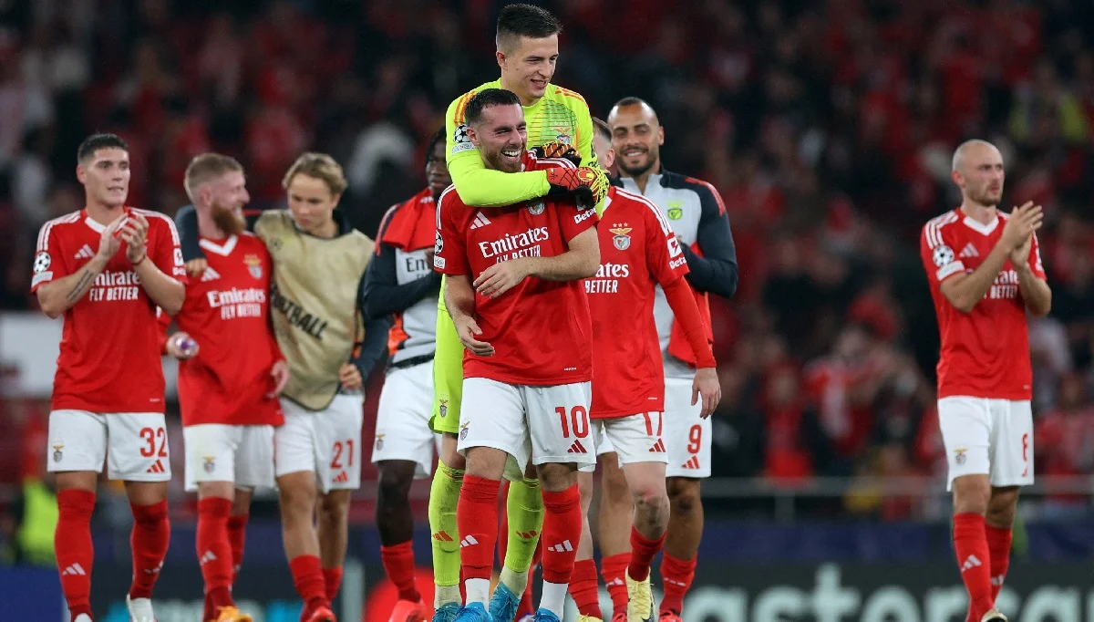 Бенфика – Атлетико – 4:0 / Фото FILIPE AMORIM/AFP через Getty Images