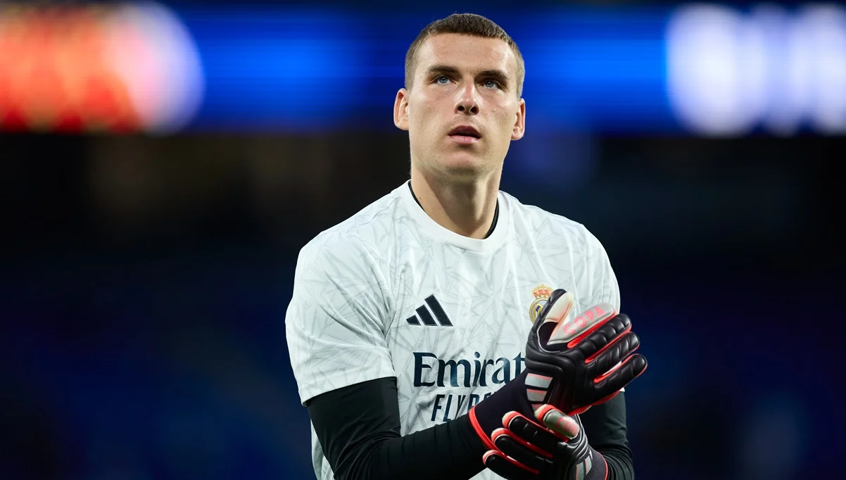 Андрій Лунін / фото: Ricardo Larreina/Europa Press via Getty Images