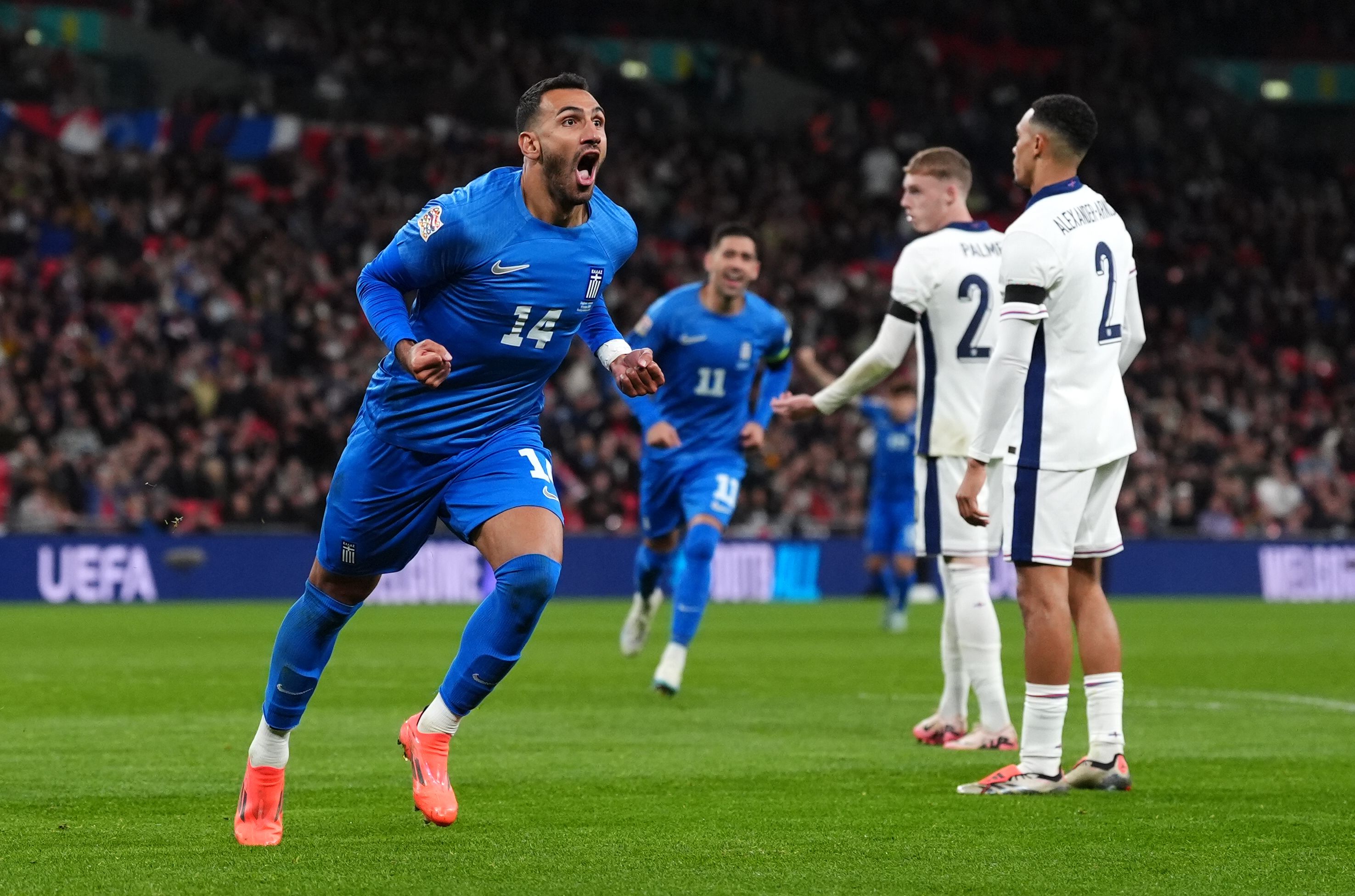 Англия – Греция – 1:2 / Bradley Collyer/PA Images via Getty Images